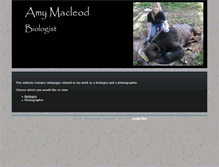 Tablet Screenshot of amymacleod.com